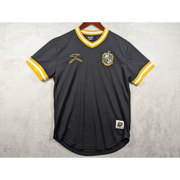Harry Potter Hufflepuff Black Quidditch Jersey Shirt Box Lunch Unisex Small - Picture 1 of 8